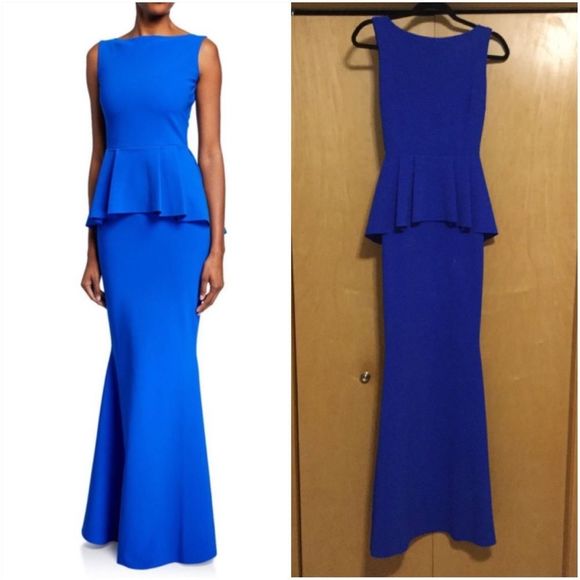 Chiara Boni Dresses & Skirts - Chiara Boni La Petite Royal Blue Plumped waist